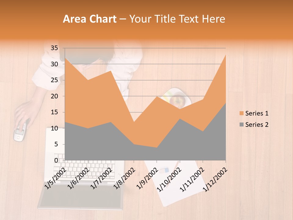 Girl Sofa Female PowerPoint Template