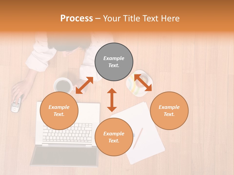 Girl Sofa Female PowerPoint Template