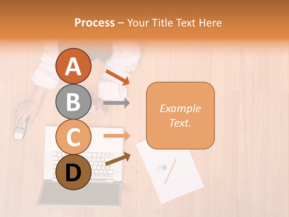 Girl Sofa Female PowerPoint Template