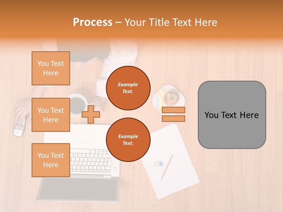 Girl Sofa Female PowerPoint Template