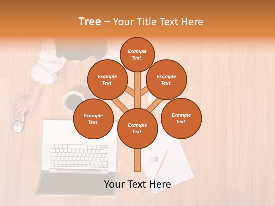 Girl Sofa Female PowerPoint Template