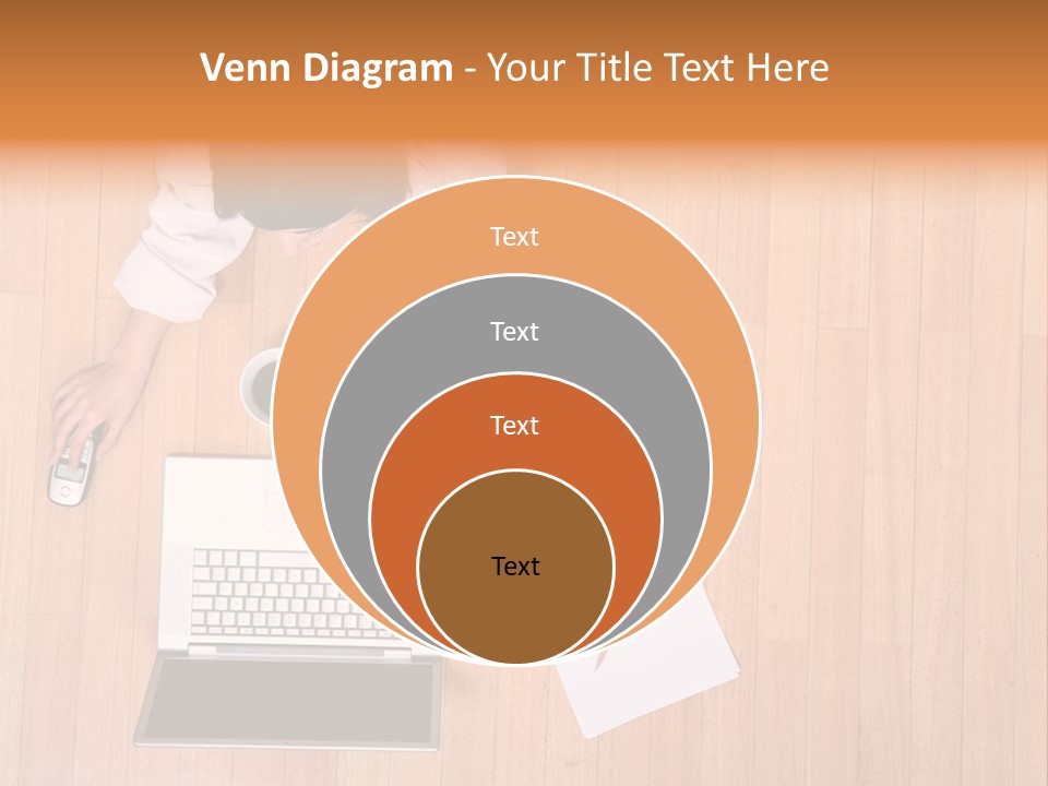 Girl Sofa Female PowerPoint Template