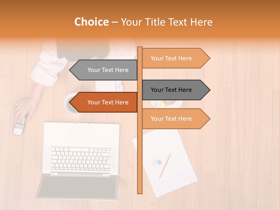 Girl Sofa Female PowerPoint Template