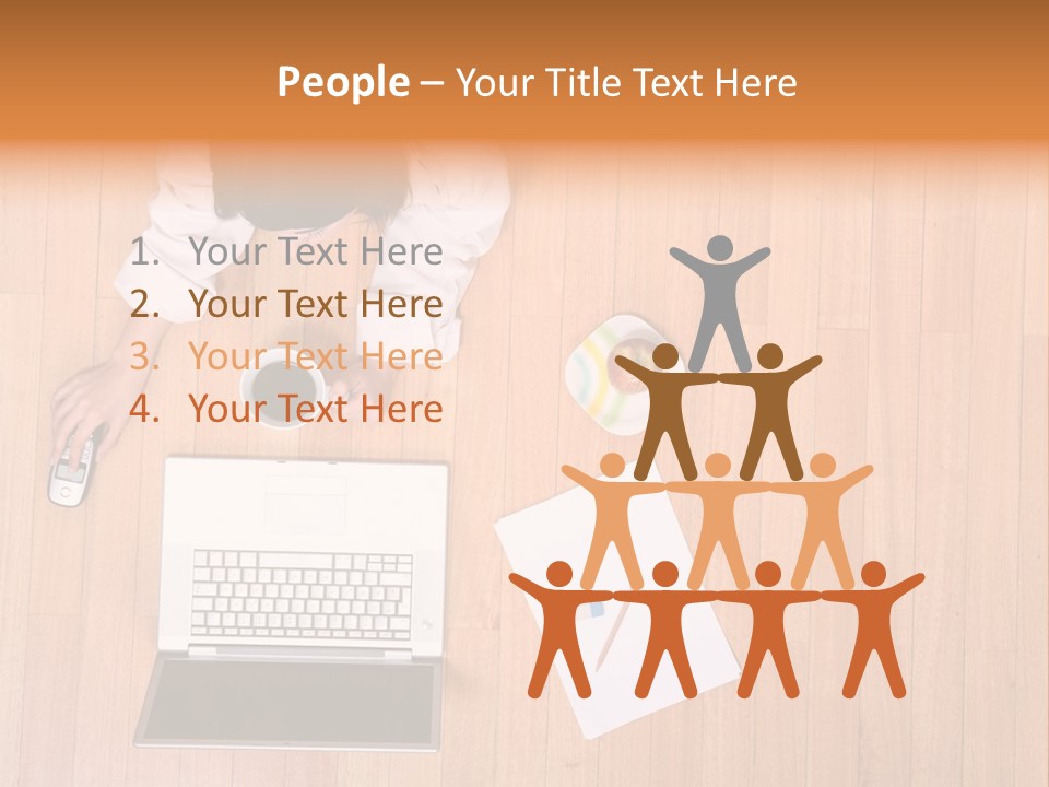 Girl Sofa Female PowerPoint Template