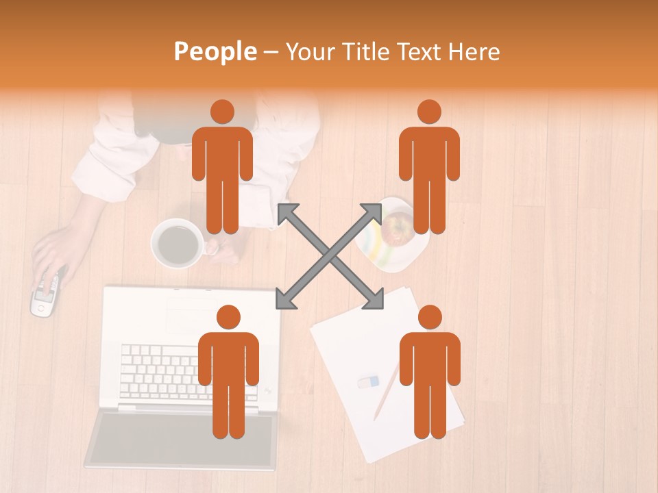 Girl Sofa Female PowerPoint Template