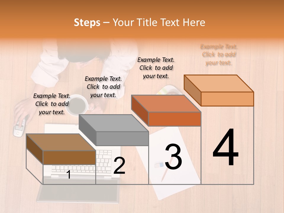 Girl Sofa Female PowerPoint Template