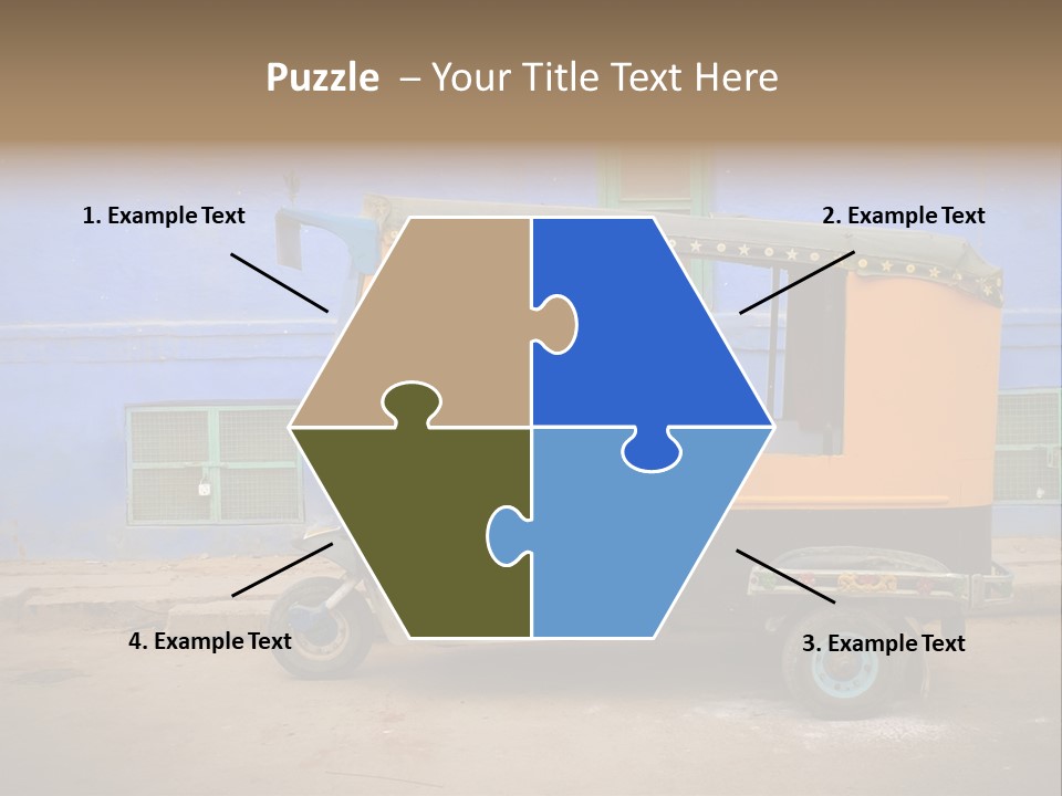 Tuktuk Taxi Urban PowerPoint Template