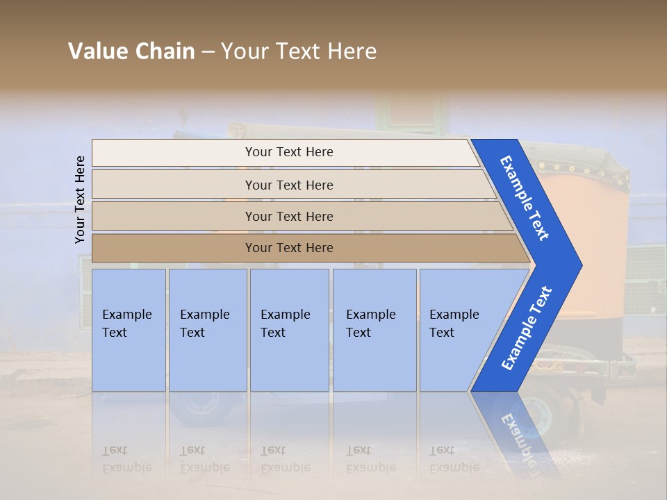 Tuktuk Taxi Urban PowerPoint Template