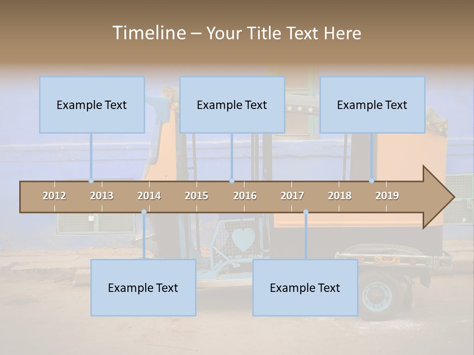 Tuktuk Taxi Urban PowerPoint Template