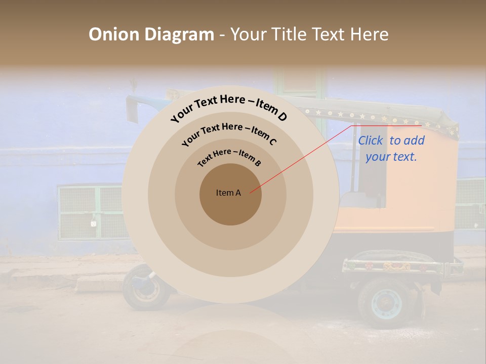 Tuktuk Taxi Urban PowerPoint Template