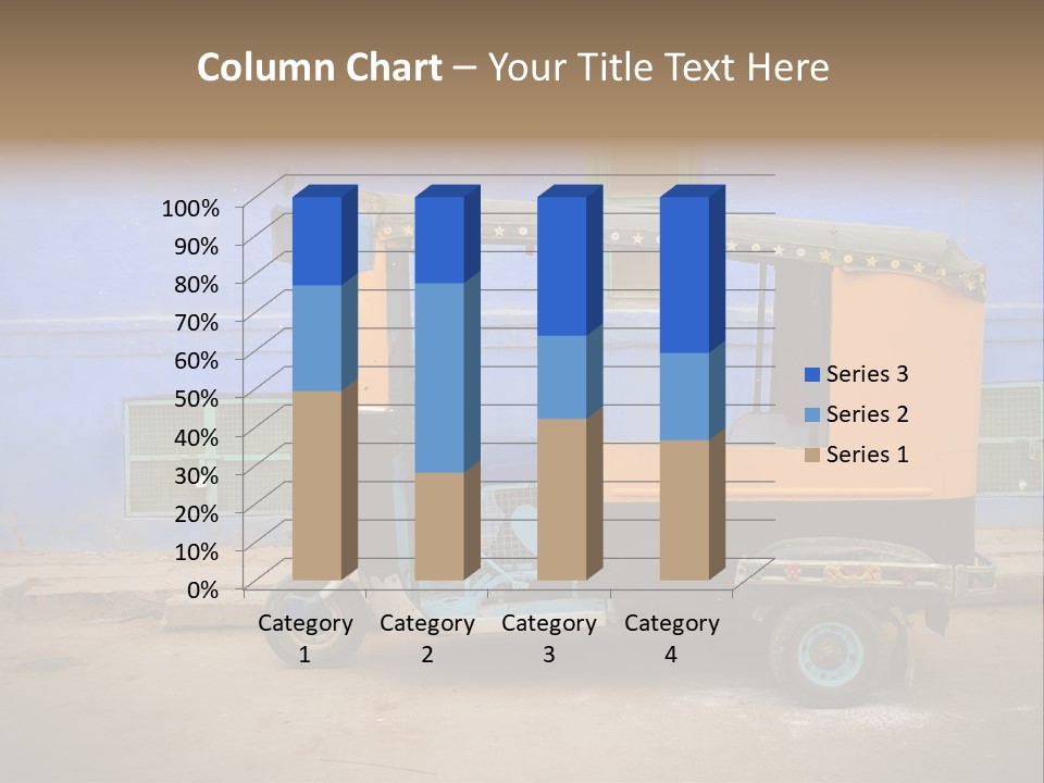 Tuktuk Taxi Urban PowerPoint Template
