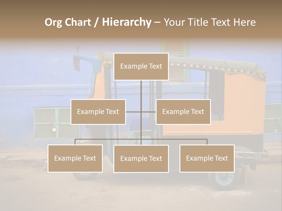 Tuktuk Taxi Urban PowerPoint Template