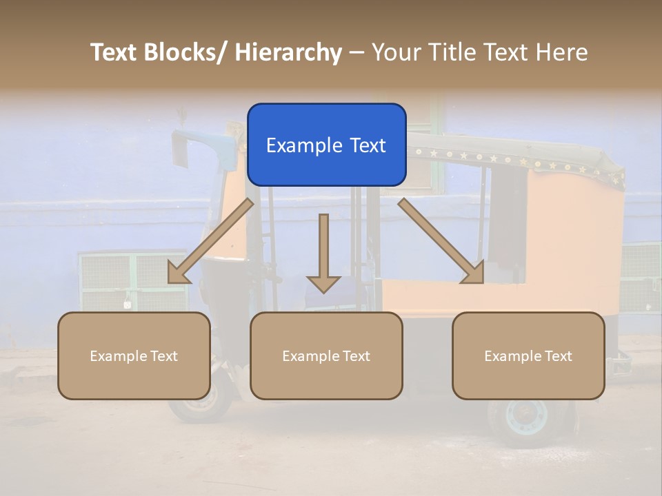 Tuktuk Taxi Urban PowerPoint Template
