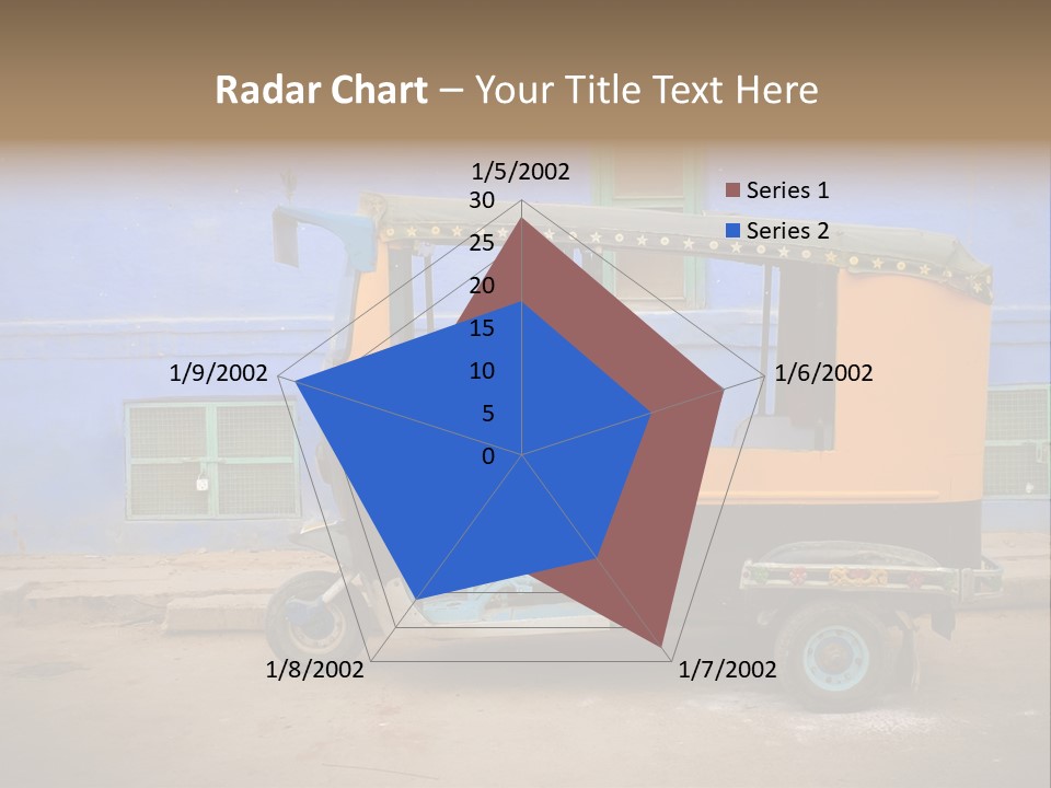 Tuktuk Taxi Urban PowerPoint Template