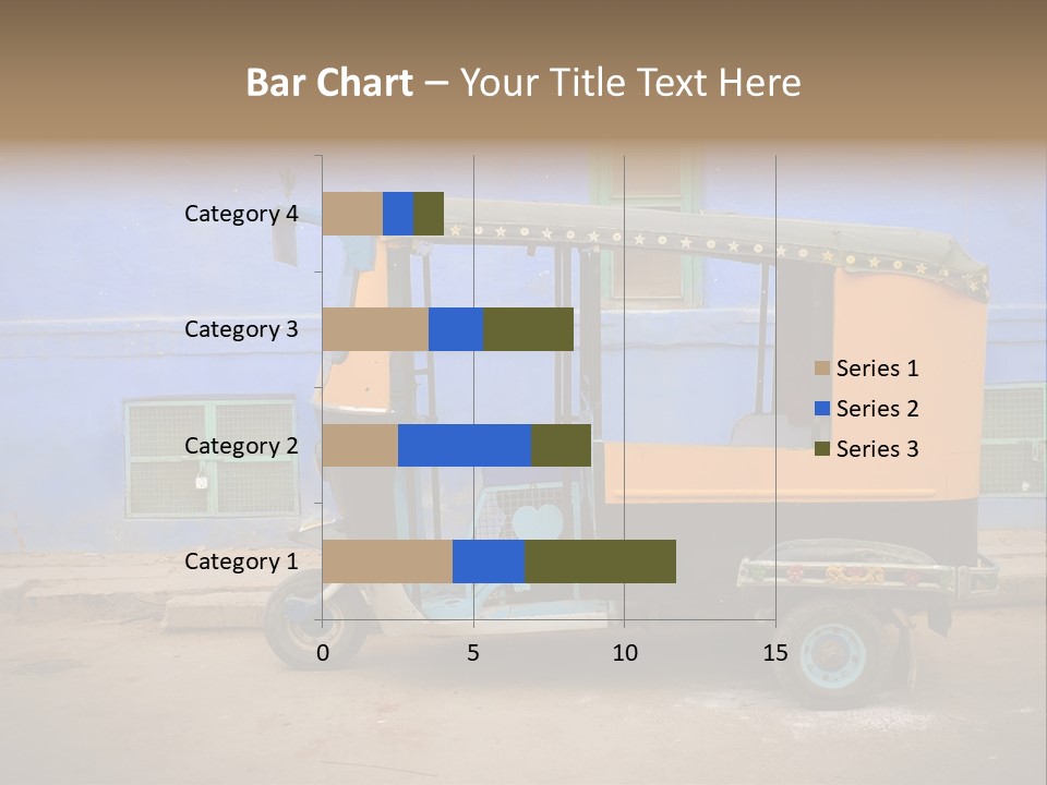 Tuktuk Taxi Urban PowerPoint Template