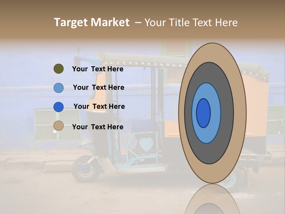 Tuktuk Taxi Urban PowerPoint Template