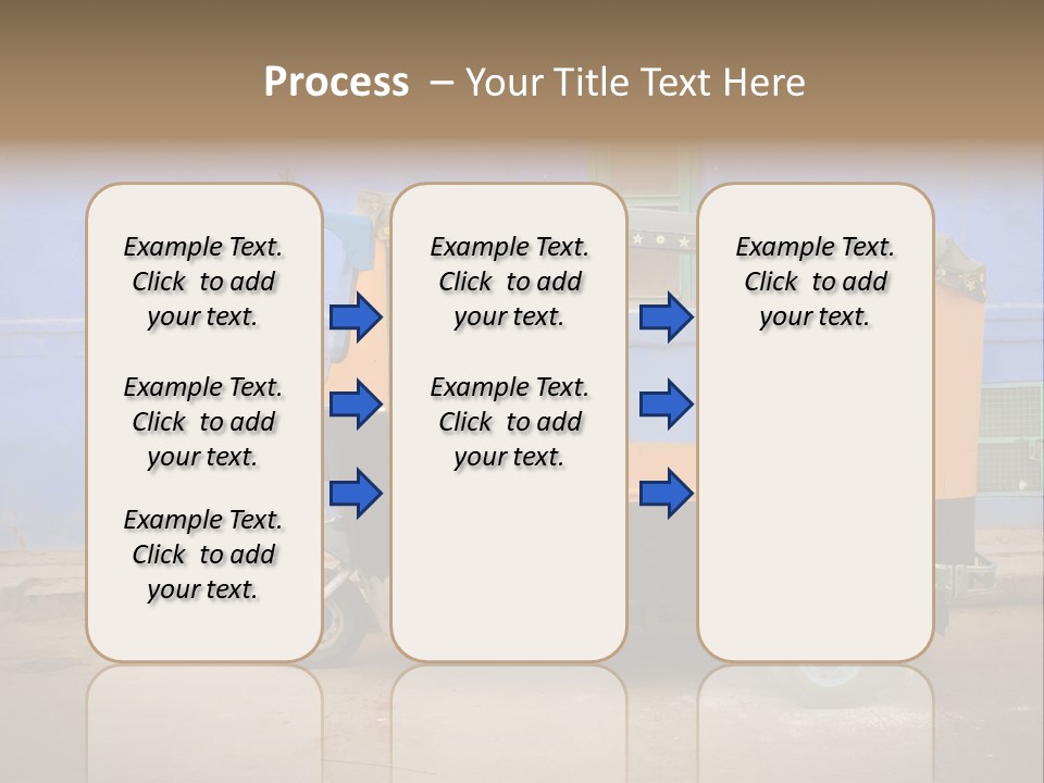 Tuktuk Taxi Urban PowerPoint Template