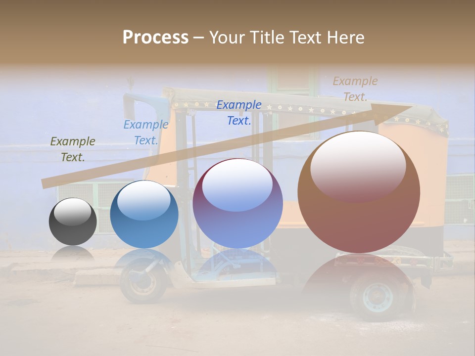 Tuktuk Taxi Urban PowerPoint Template