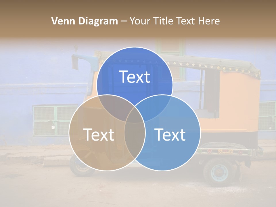 Tuktuk Taxi Urban PowerPoint Template