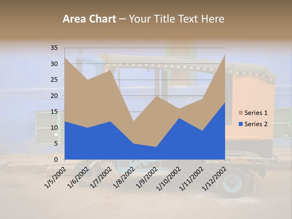Tuktuk Taxi Urban PowerPoint Template