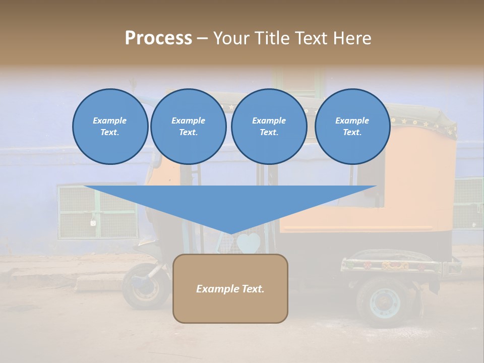 Tuktuk Taxi Urban PowerPoint Template