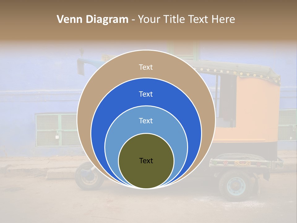 Tuktuk Taxi Urban PowerPoint Template