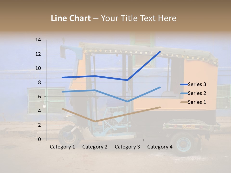 Tuktuk Taxi Urban PowerPoint Template