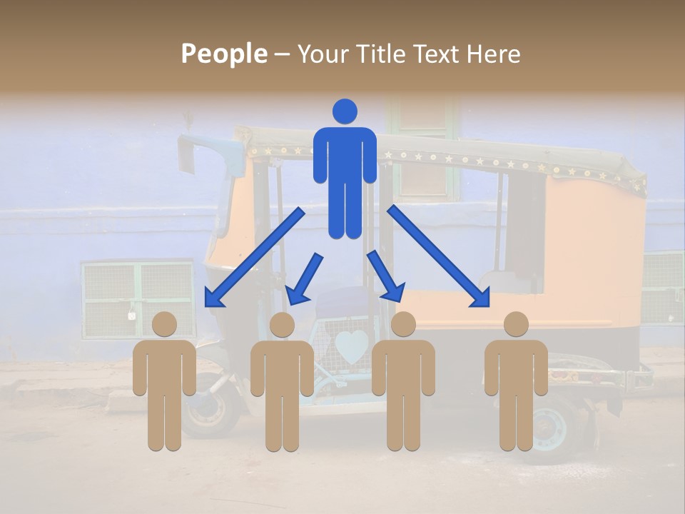 Tuktuk Taxi Urban PowerPoint Template