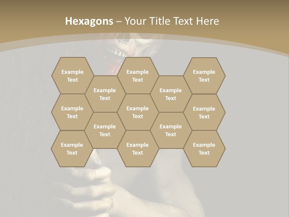 Spooky Goth Human PowerPoint Template