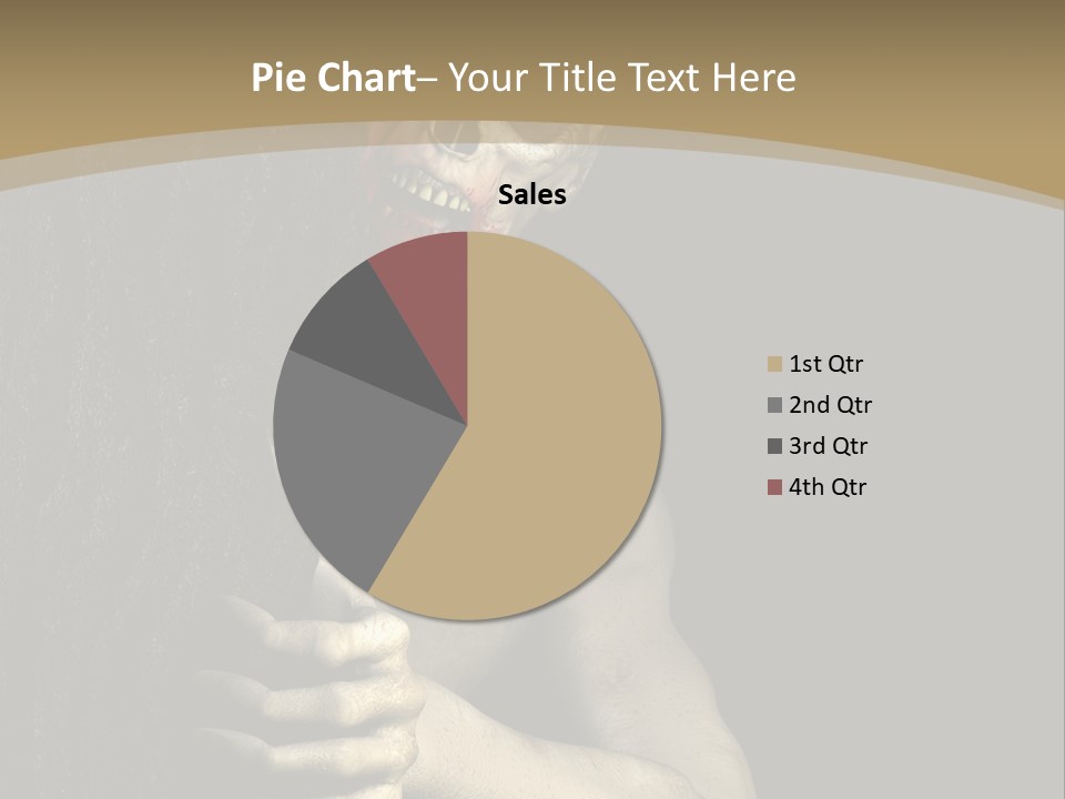 Spooky Goth Human PowerPoint Template