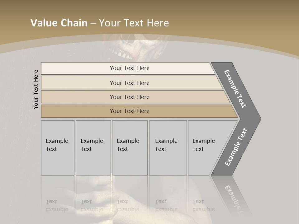 Spooky Goth Human PowerPoint Template