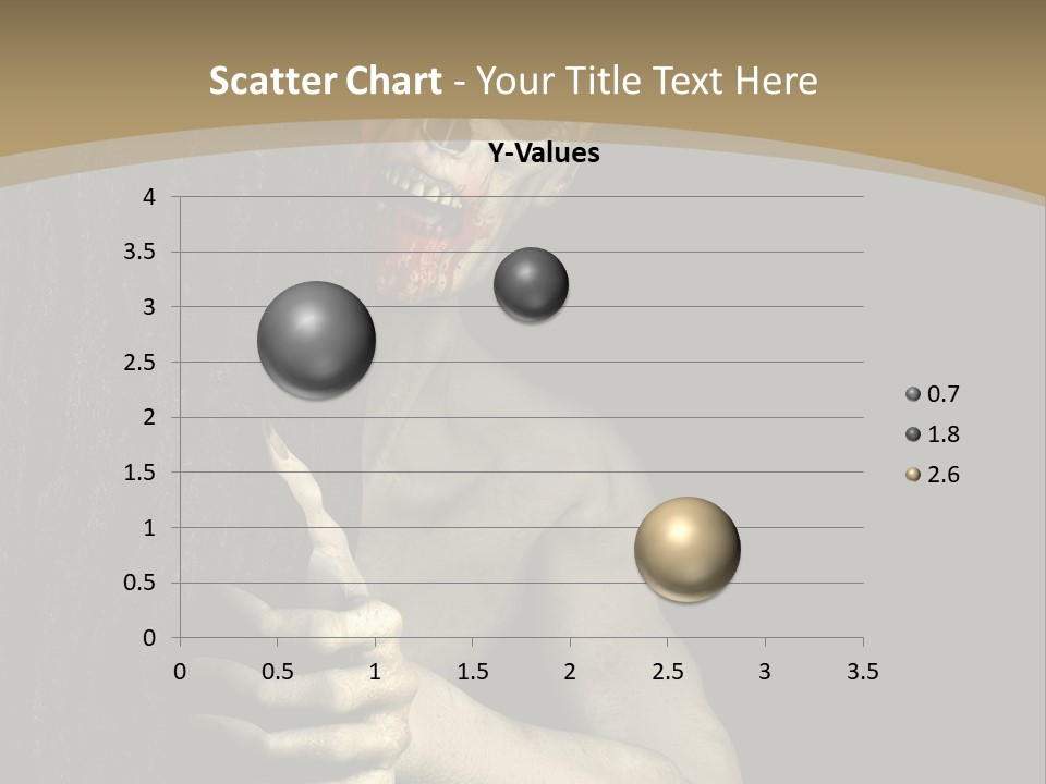 Spooky Goth Human PowerPoint Template