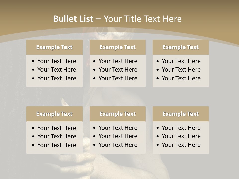 Spooky Goth Human PowerPoint Template