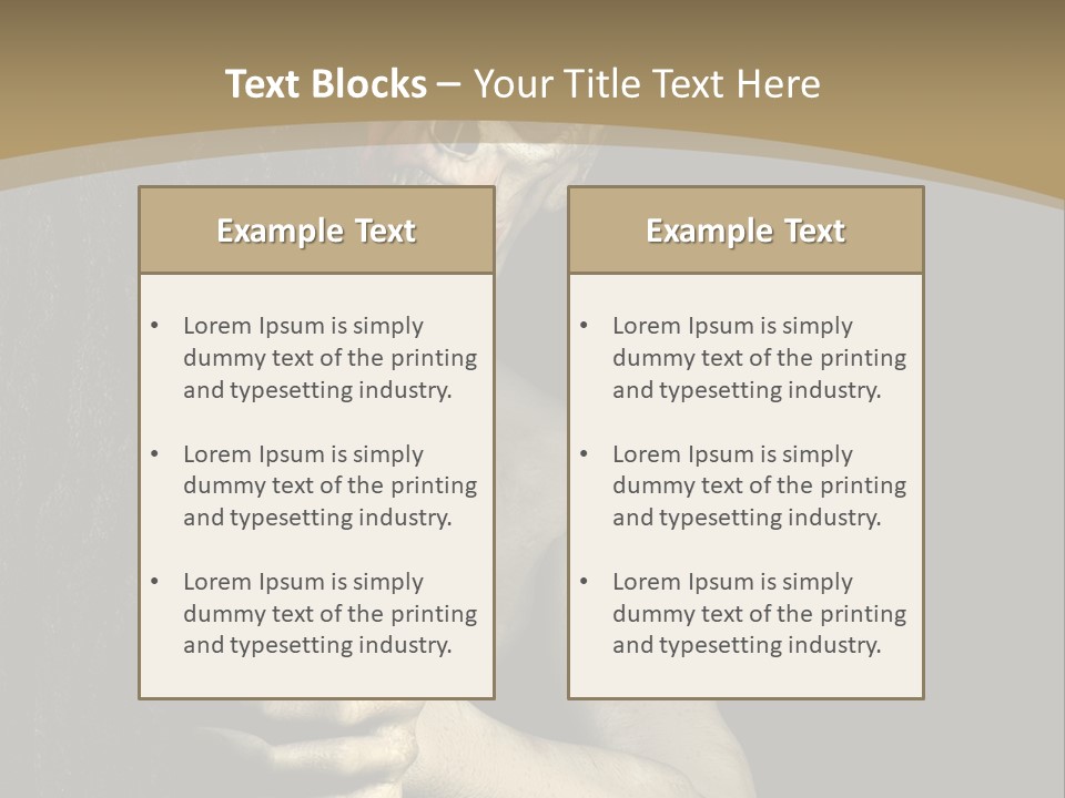 Spooky Goth Human PowerPoint Template