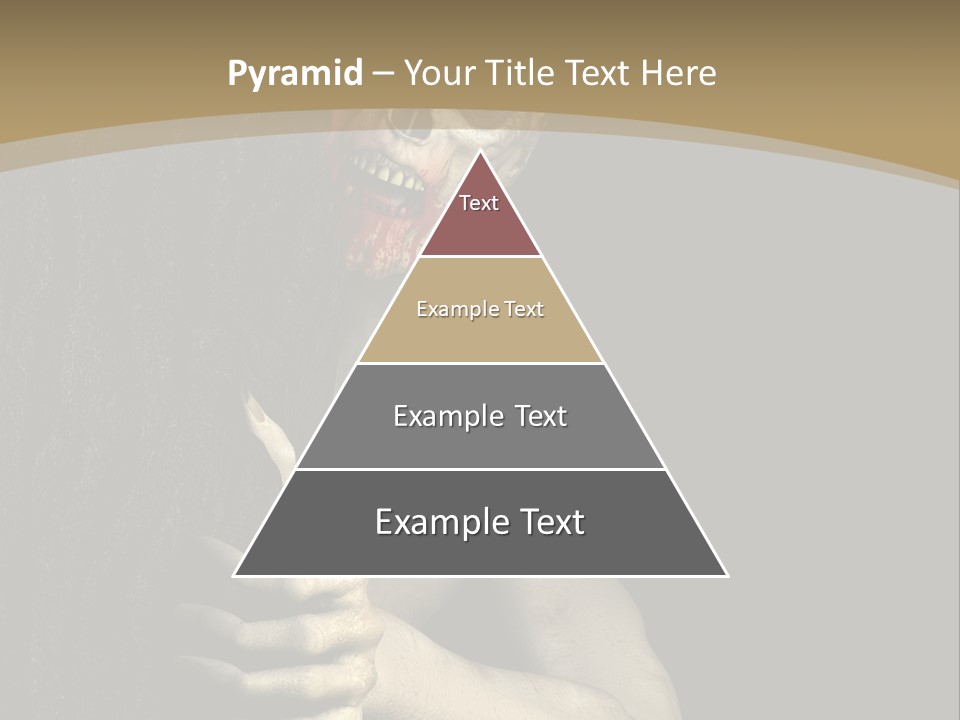 Spooky Goth Human PowerPoint Template