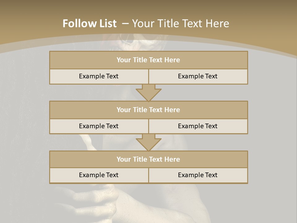 Spooky Goth Human PowerPoint Template
