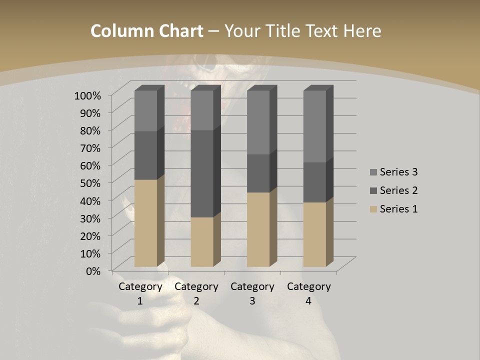 Spooky Goth Human PowerPoint Template