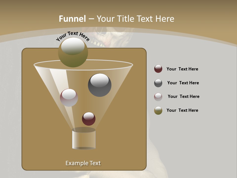 Spooky Goth Human PowerPoint Template