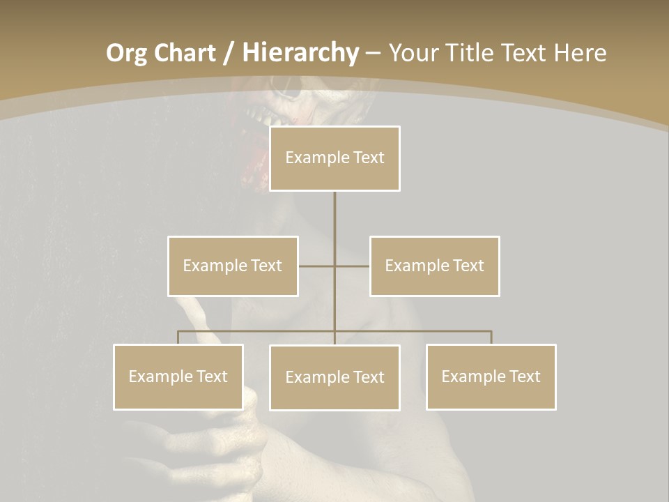 Spooky Goth Human PowerPoint Template