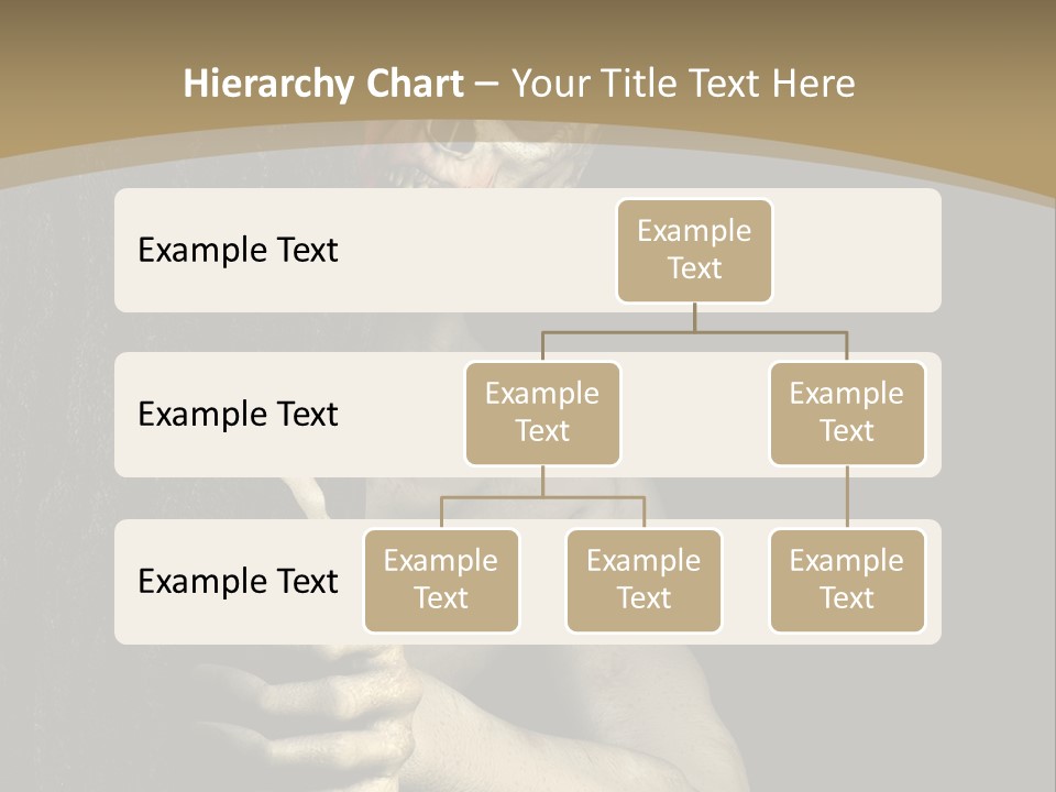 Spooky Goth Human PowerPoint Template