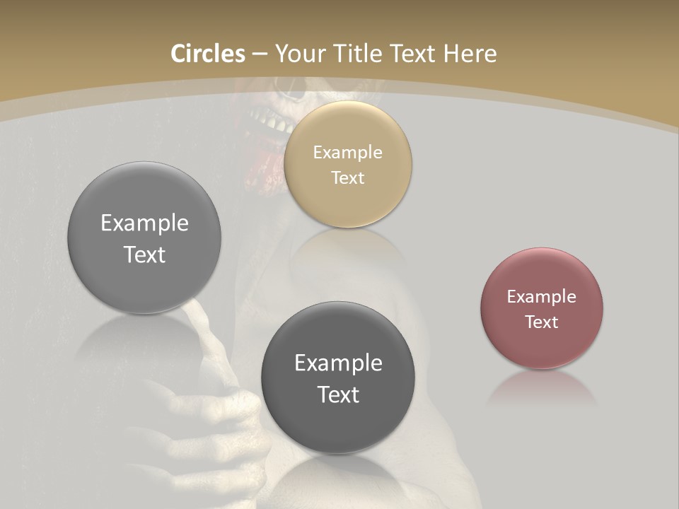 Spooky Goth Human PowerPoint Template