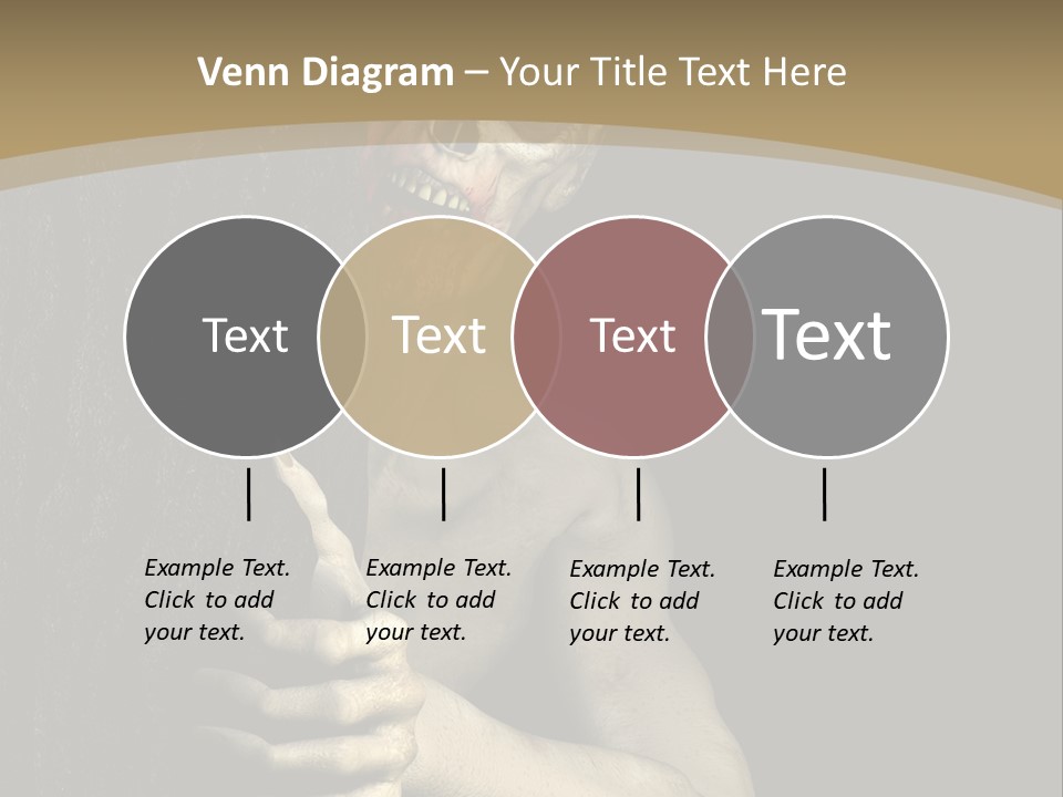 Spooky Goth Human PowerPoint Template