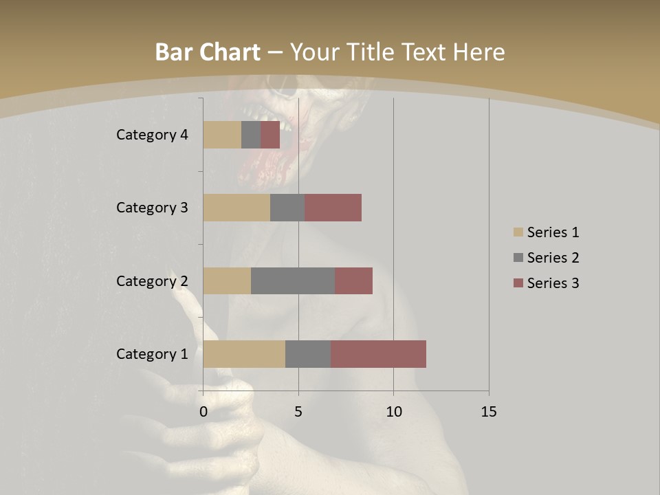 Spooky Goth Human PowerPoint Template