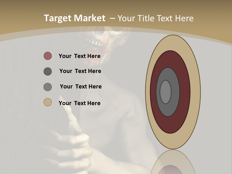 Spooky Goth Human PowerPoint Template