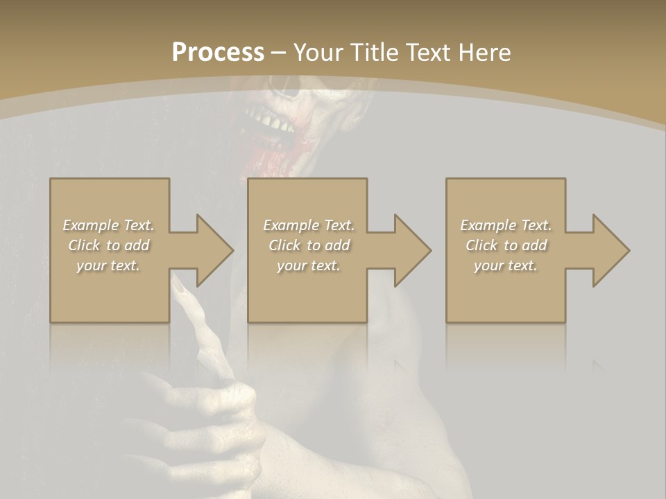 Spooky Goth Human PowerPoint Template