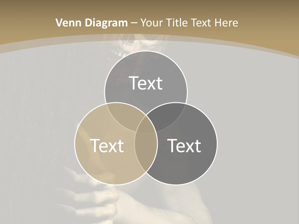 Spooky Goth Human PowerPoint Template