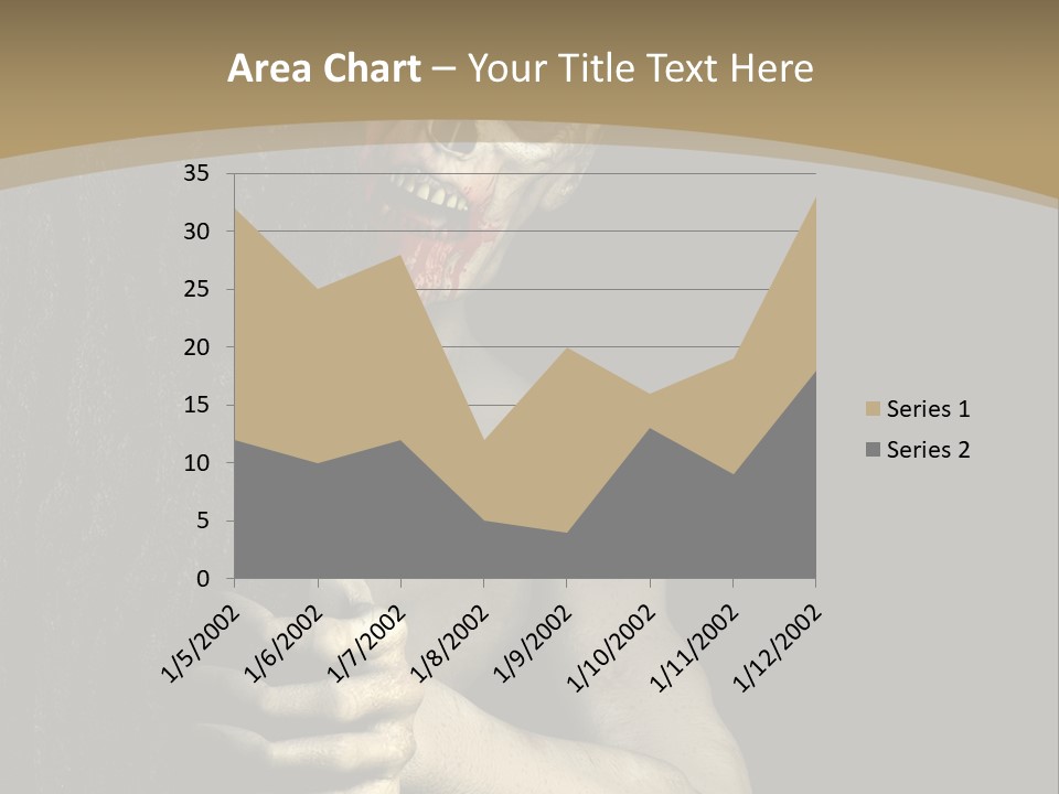 Spooky Goth Human PowerPoint Template