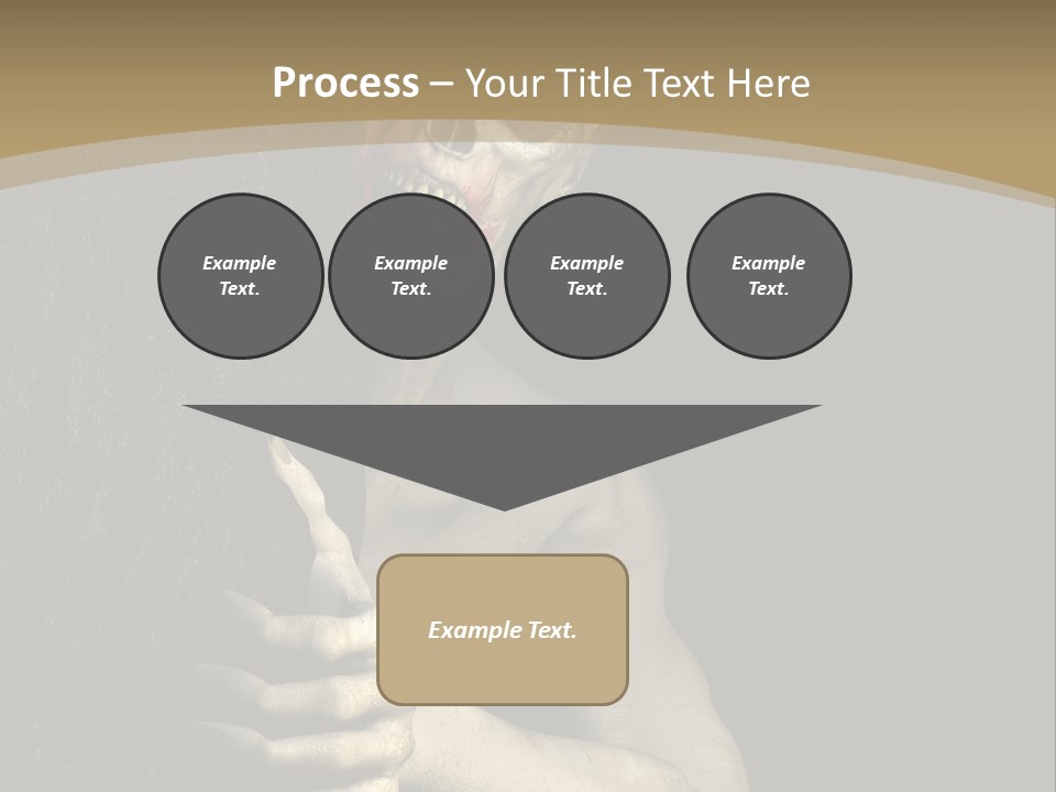 Spooky Goth Human PowerPoint Template