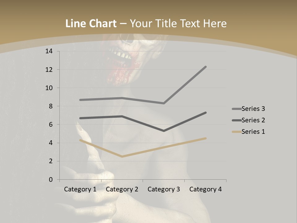 Spooky Goth Human PowerPoint Template