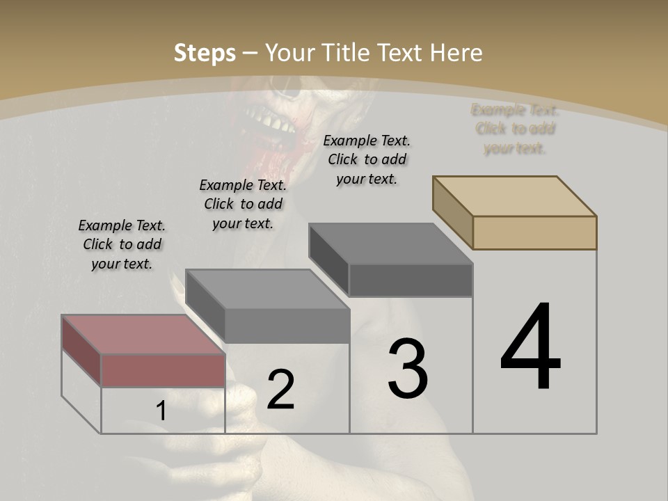 Spooky Goth Human PowerPoint Template